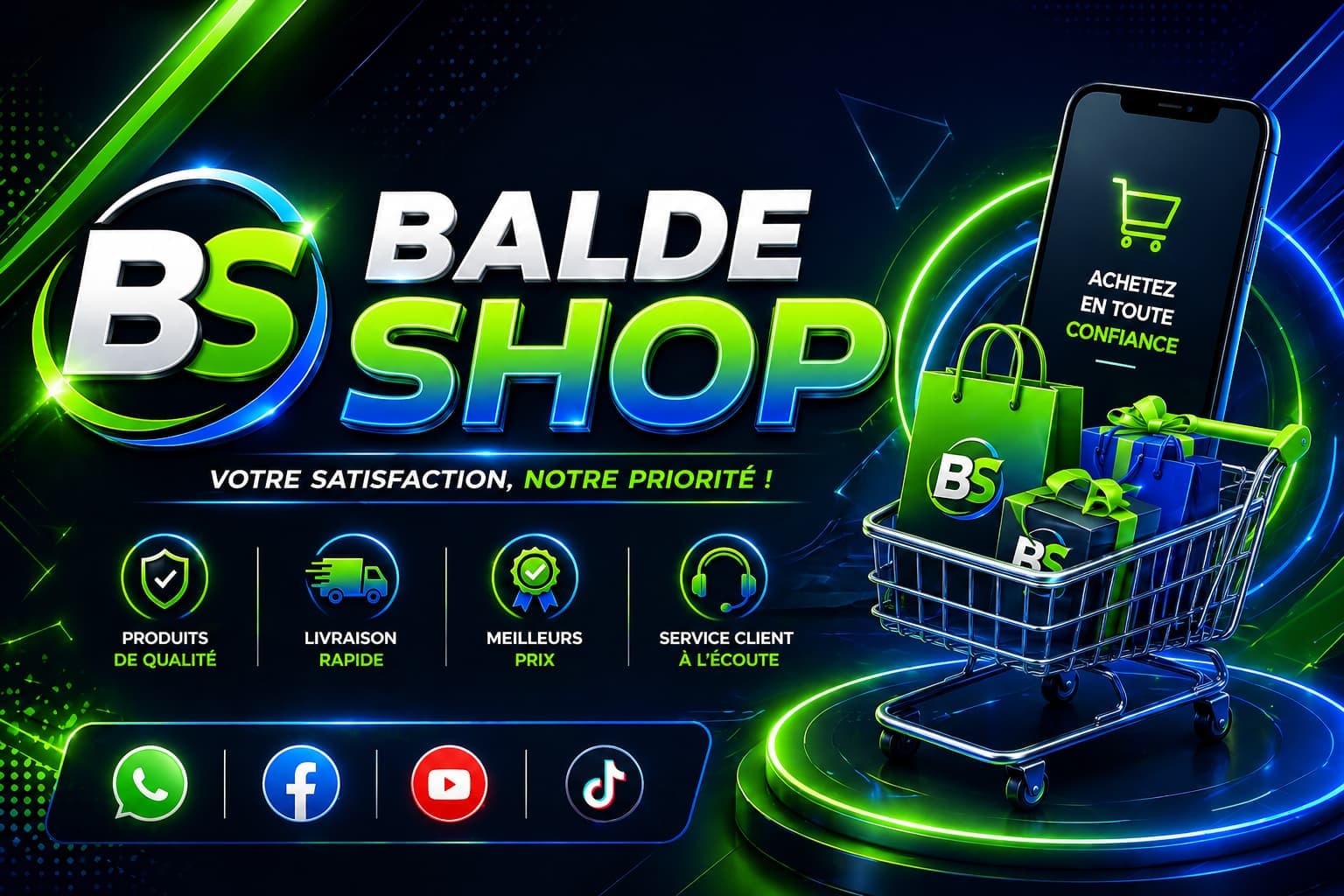 Bannière Balde Shop